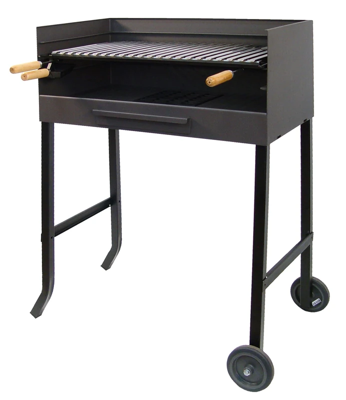 Imex der Fuchs 71533 Barbecue with Grill Inox 61 x 40 x 100 cm Black
