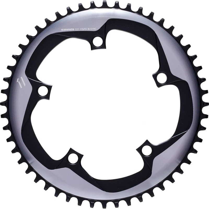 Sram Road X-SYNC 50T 11 Speed 110 Aluminium Argon BB30 or GXP Chain Ring - Grey
