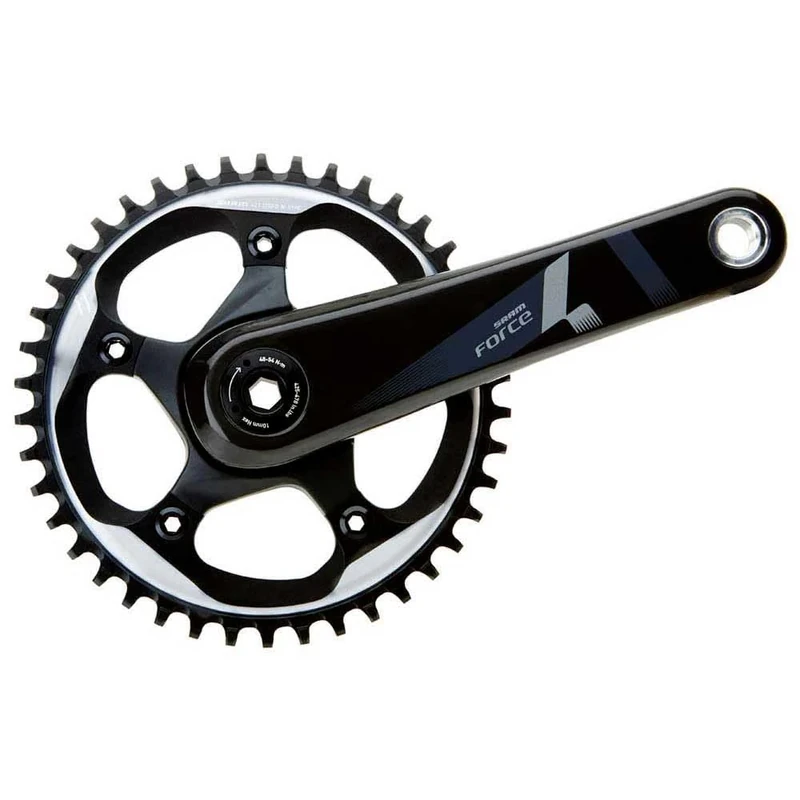 Sram Road Force1 Crankset, Black - BB30, 175 mm, 50t