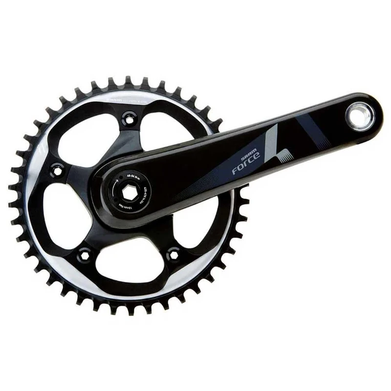 Sram Road Force1 Crankset, Black - BB30, 175 mm, 52t