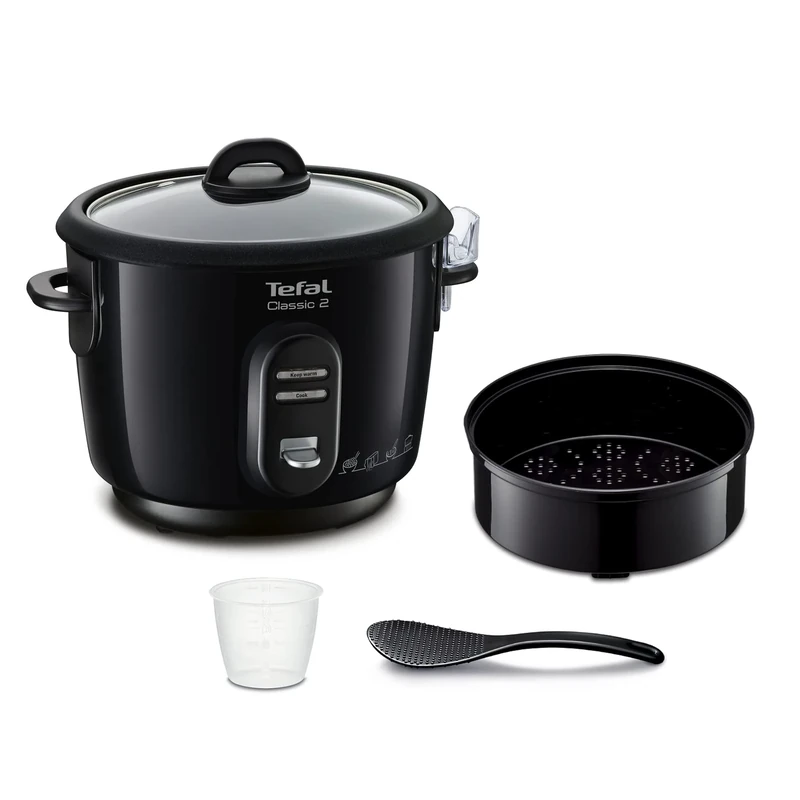 Tefal - RK102811 - Classic Black Metallic Rice Cooker