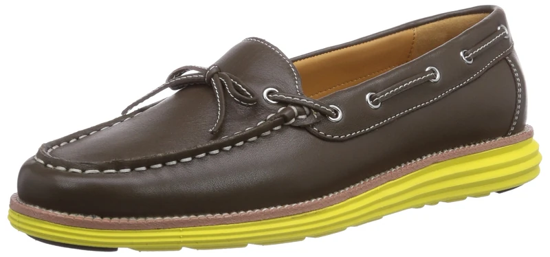 chung shi Women's Sensomo IV Loafer, Braun/Gelb, 39.5 EU