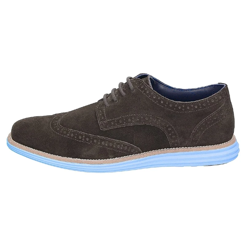 chung shi Schuhe Sensomo I Dark Brown-Light Blue (8200013) 46,5 Braun