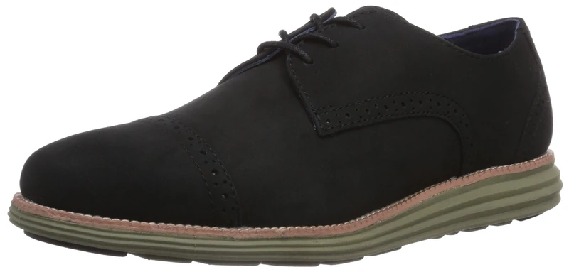 chung shi Women's Sensomo II Sneaker, Schwarz/Olive, 41.5 EU