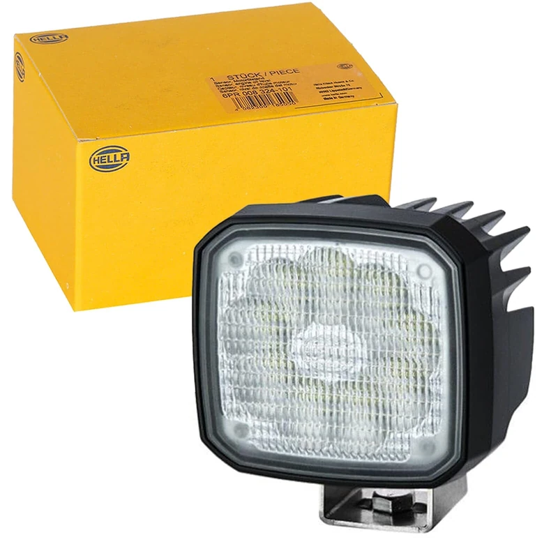 HELLA 1GA 995 506-001 LED-Worklight - Ultra Beam - 12/24V - 2200lm - mounting/Bolted - Vertical/Swivelling Mounting Bracket - Short distance lighting - Plug: DEUTSCH plug