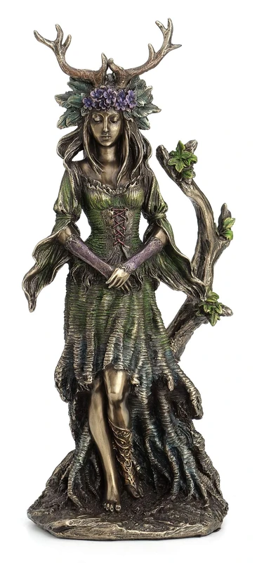 Veronese Design Guardian Goddess of the Trees Bronze Finished Statue