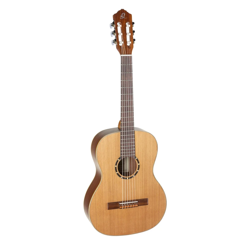 Ortega Guitars 7/8 Classical Guitar – Family Series – Including Gig Bag – Cedar, Mahogany, Natural (R122-7/8)