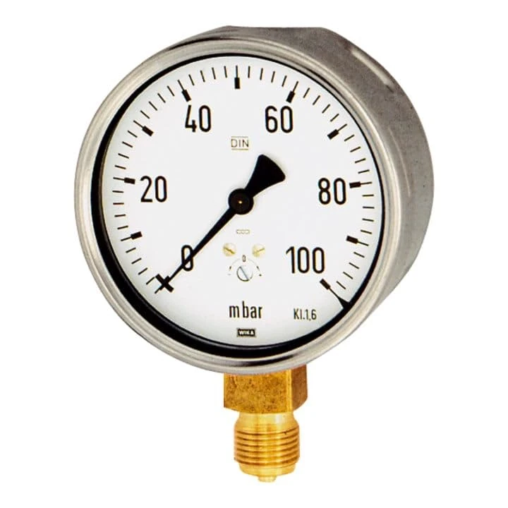 Riegler G1 / 2 Senk.0-400 MBA R1 00mm Stainless Steel Case M. Zero Correction