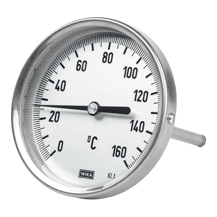 Riegler Bimetallic Thermometer Display Varies from 0° C to 120° C tauchschaftl. in mm 100
