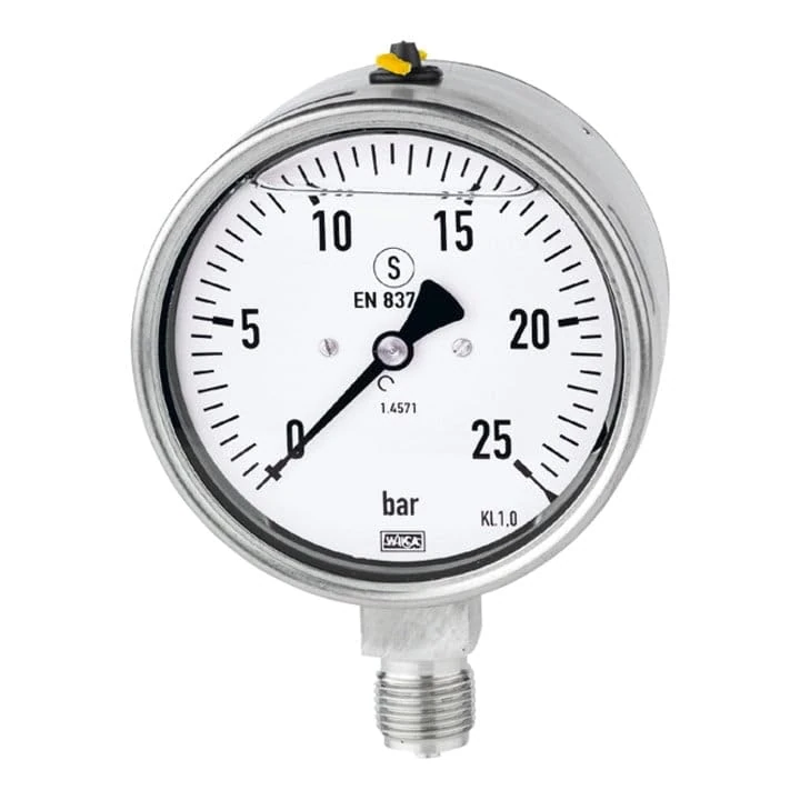 Riegler Stainless Steel Glyz-Manomet 0-160 Bar/g 1/