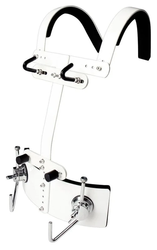 GEWA marching drum carrier/carrying frame, aluminium, weight 2.5 kg, foam padding, adjustable, for small, large and parade drums