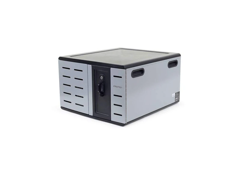 Ergotron Zip12 Charging Desktop Cabinet - Cabinet unit for 12 tablets/notebooks - steel - black, silver - screen size: up to 14" - Image 1