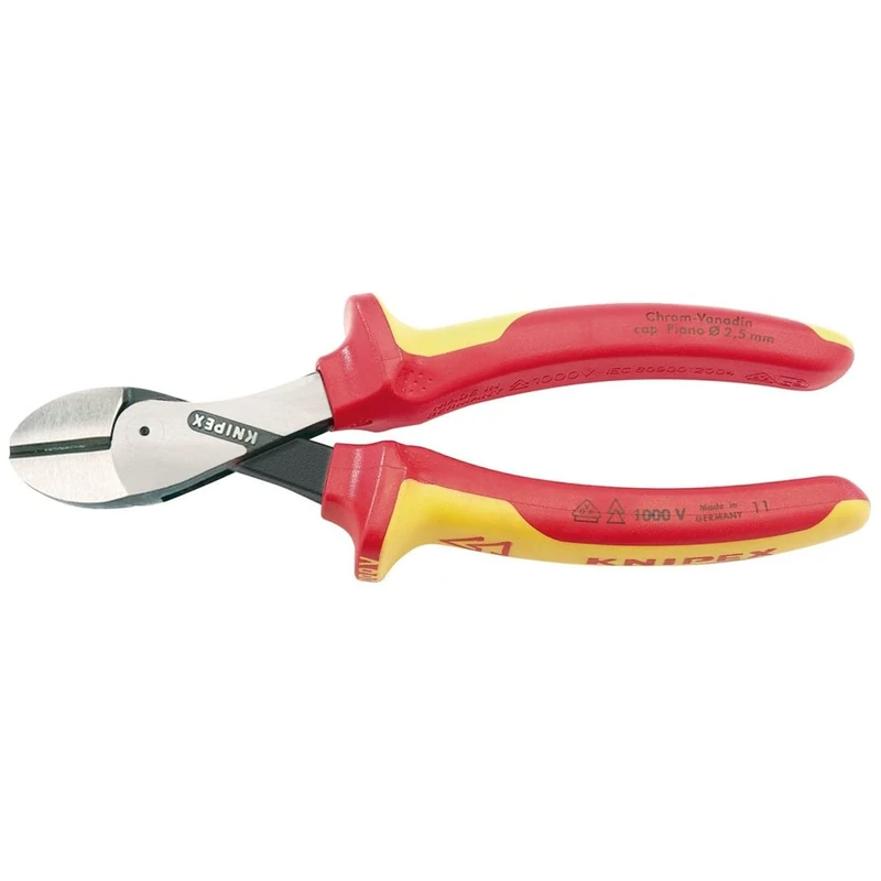 Knipex 73 08 160 UKSBE X Cut VDE Fully Insulated High Leverage Diagonal Side Cutters - Image 1