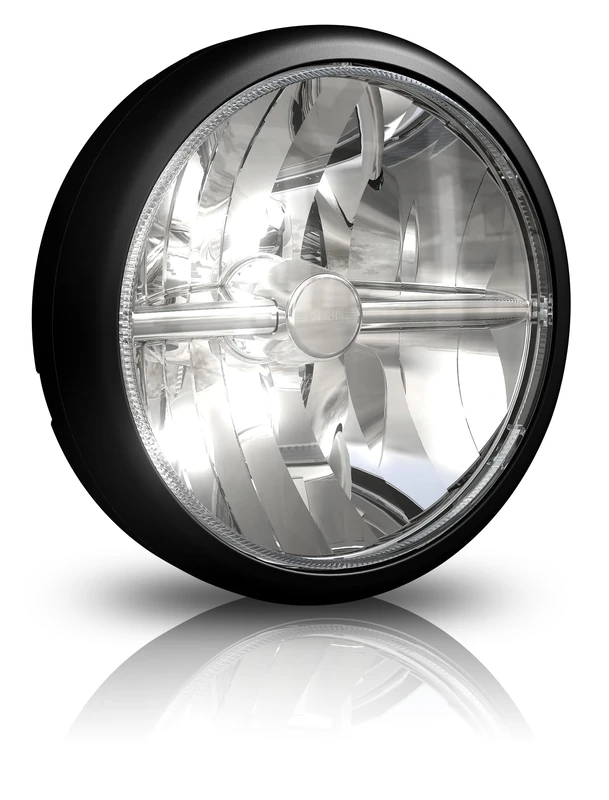 Valeo auxiliary lamp: Oscar LED, diameter=180mm, Full black finition, reference 45304, sold by one unit