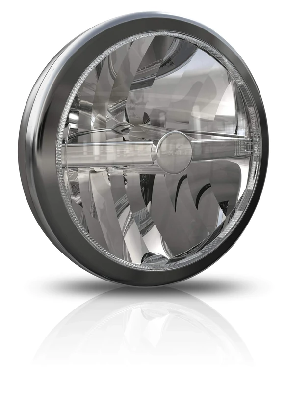 Cibie Super Oscar LED 9" 230mm Full Chrome 380M Vision 6000K Auxiliary Headlamp - Image 1