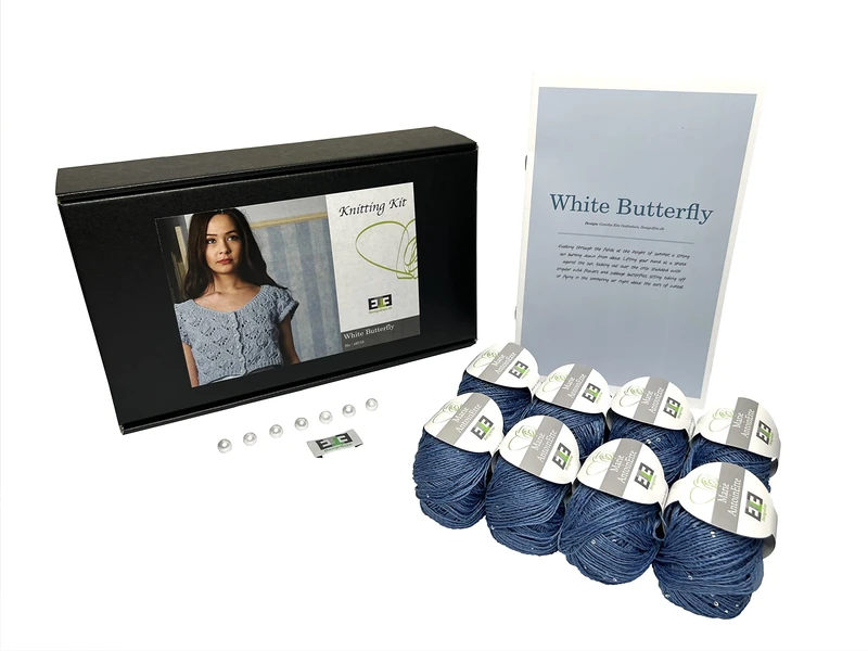 White Butterfly XS/S/M Blue - Image 1
