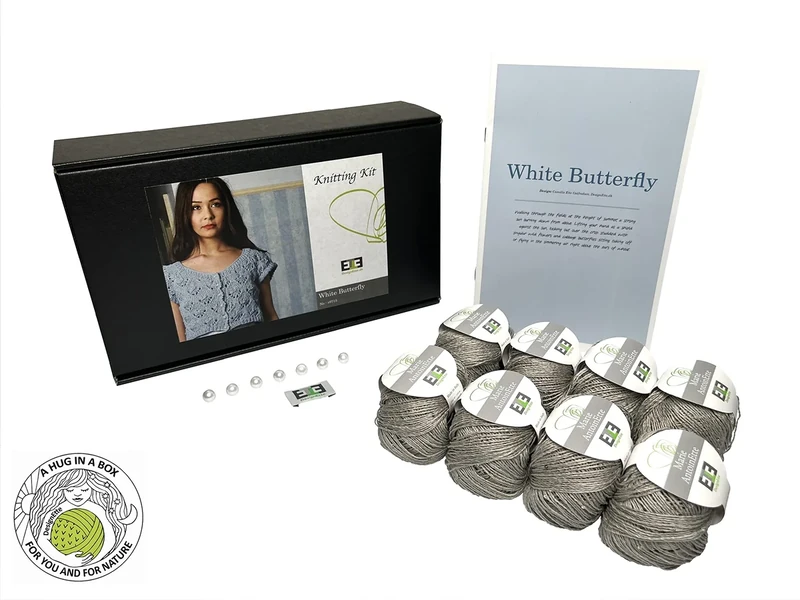 White Butterfly XS/S/M Grey, Nezumi