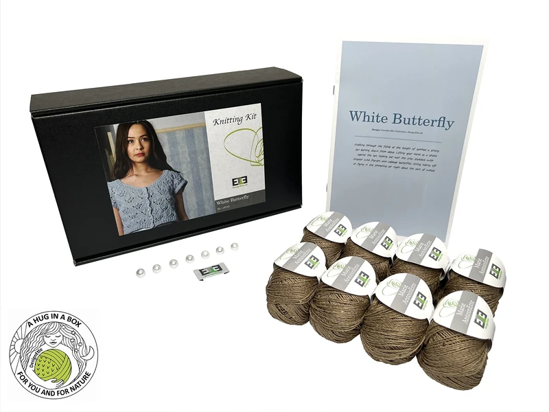 White Butterfly L/XL Sepia