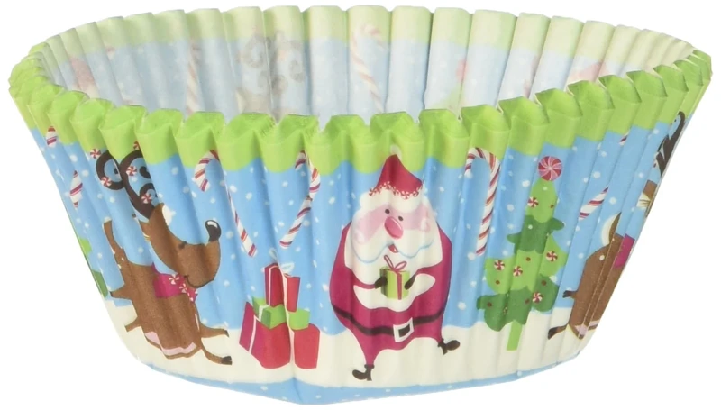 Standard Baking Cups-Candy Cane 75/Pkg
