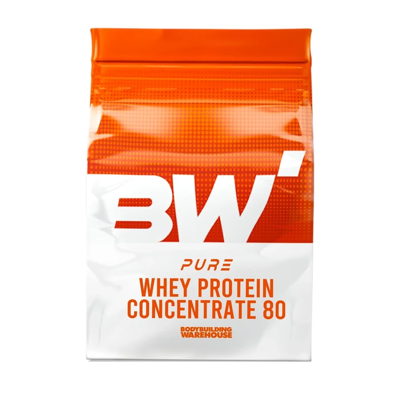 Pure Whey Protein Concentrate 80 - Premium Grass Fed, Low Carb, Low Fat Supplement - 20g Protein Per Scoop - Bodybuilding Warehouse (Millionaires Shortcake, 5kg)