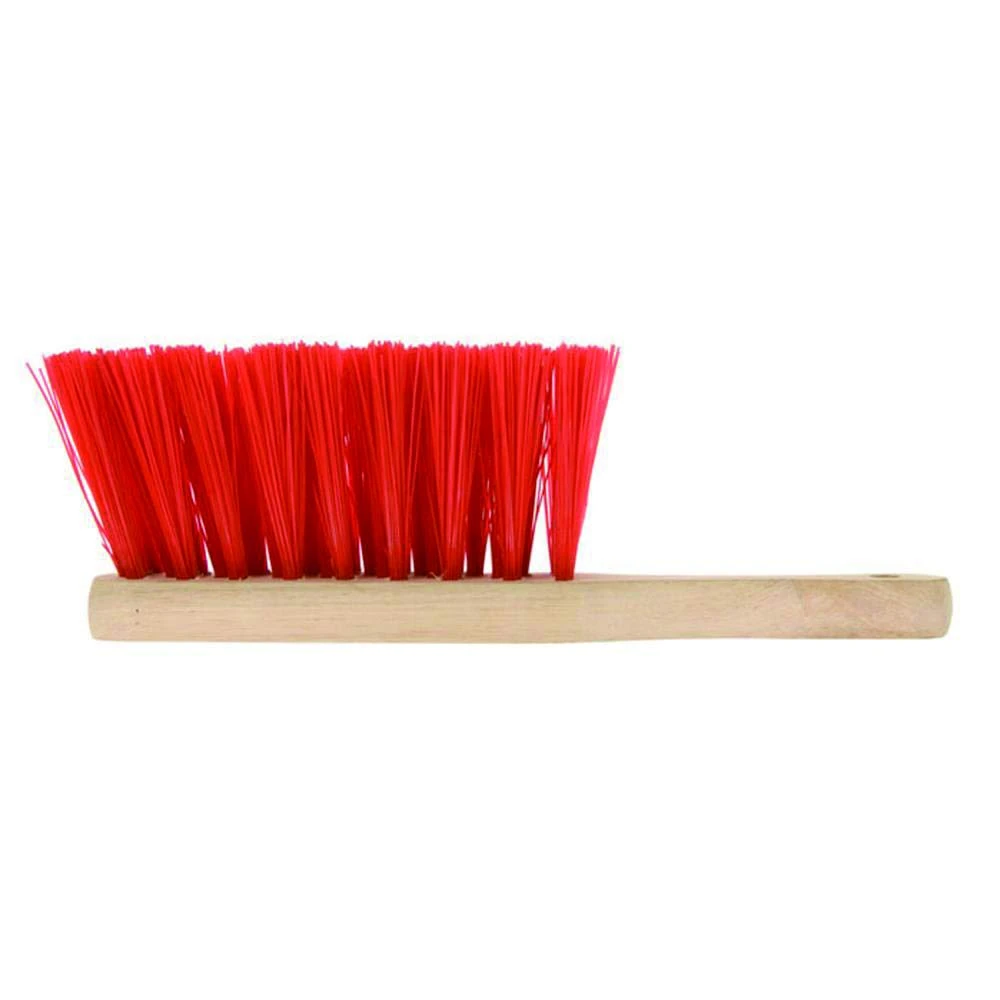 Elliott Synthetic Bristle FSC Certified Handled Hand Scrubbing Brush with Stiff Bristles – Heavy Duty, Perfect for outdoor use, Workshops, warehouses and Gardening, Brown