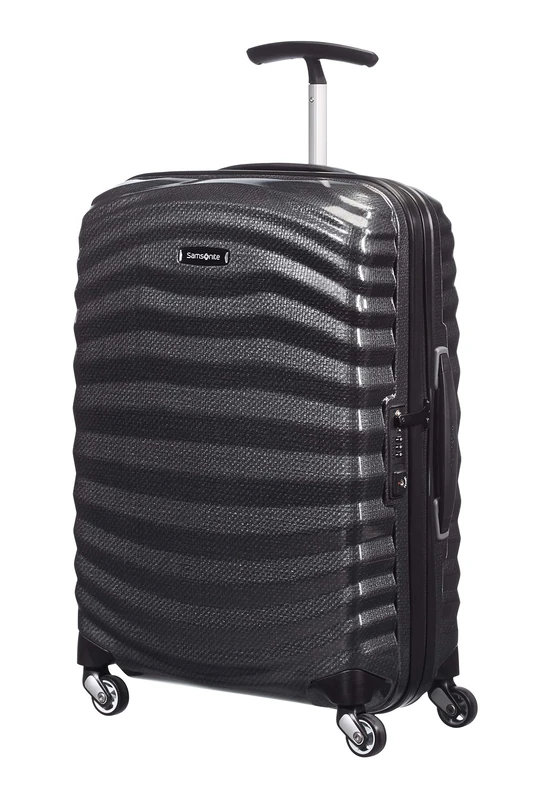 Samsonite Lite -Shock - Spinner S Suitcase, 55 cm, 36 l, Black (Black)