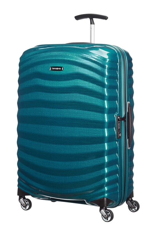 Samsonite Lite -Shock - Spinner M Suitcase, 69 cm, 73 l, Blue (Blue)
