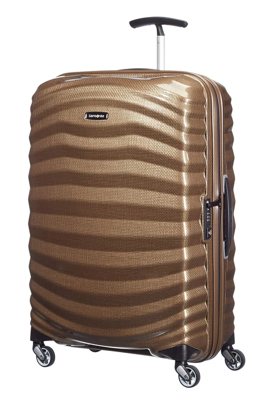 Samsonite Lite -Shock - Spinner M Suitcase, 69 cm, 73 l, Sand (Brown)