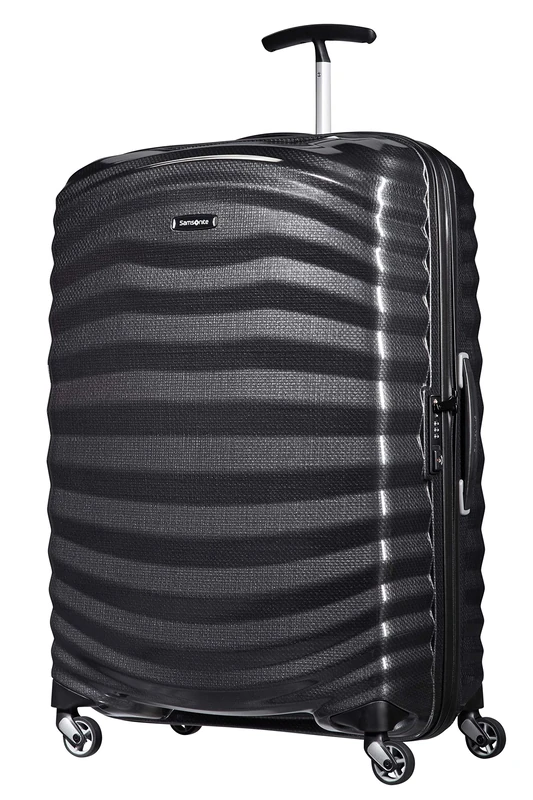Samsonite Lite -Shock - Spinner L Suitcase, 75 cm, 98.5 l, Black (Black)