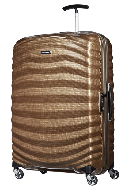 Samsonite Lite -Shock - Spinner L Suitcase, 75 cm, 98.5 l, Brown (Sand)