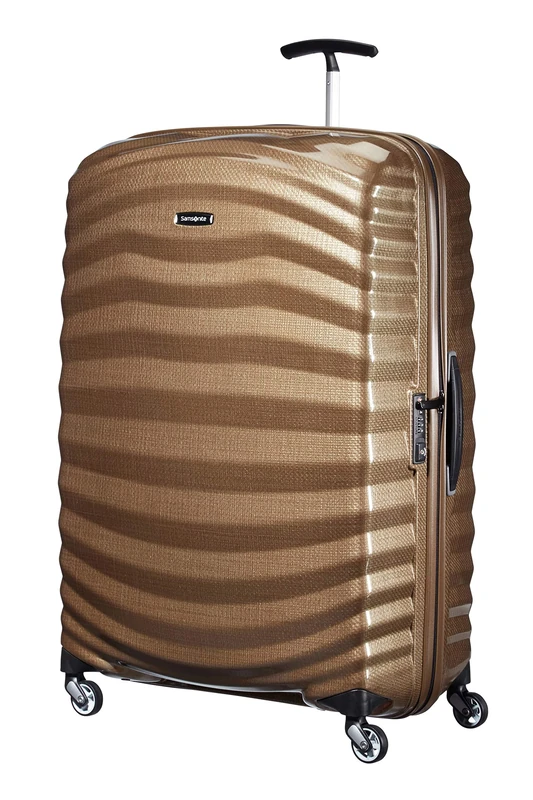 Samsonite Lite -Shock - Spinner XL Suitcase, 81 cm, 124 l, Brown (Sand)