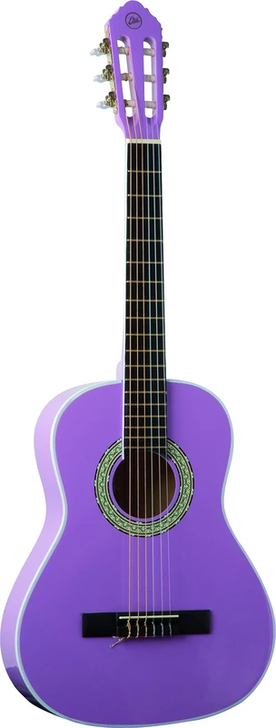 EKO Guitars CS-5 Violet Classical Guitar Series Studio, Scale 3/4, Purple