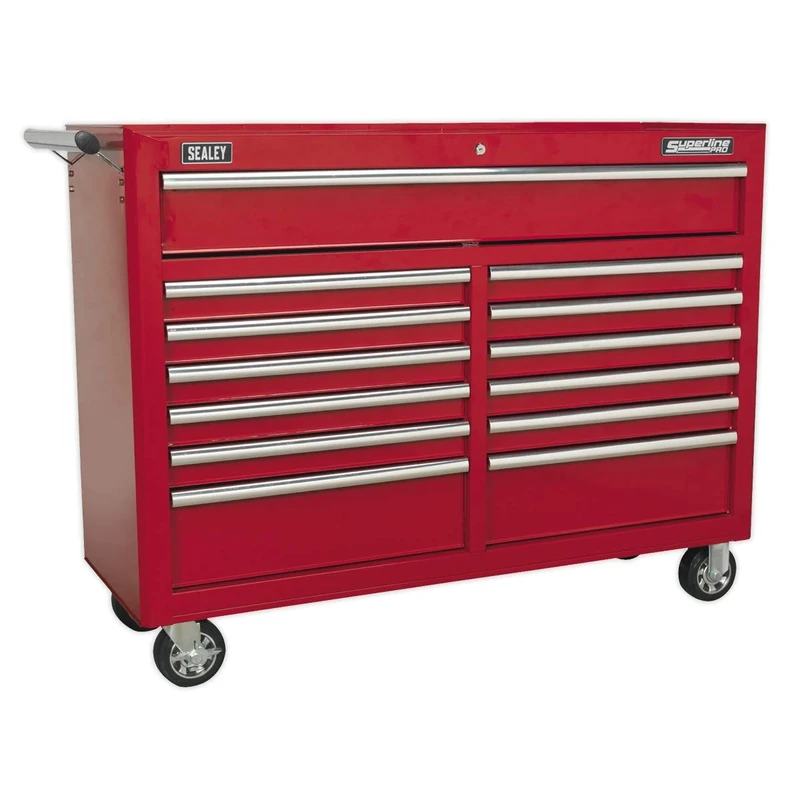Sealey Ap5213T Rollcab 13 Drawer With Ball Bearing Runners - Red