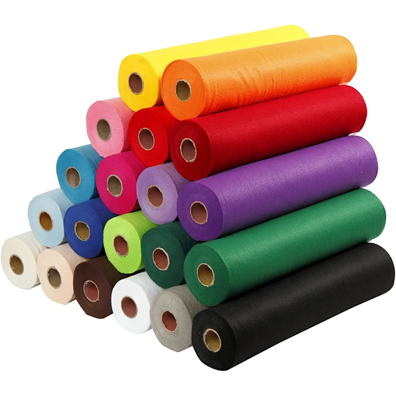 Craft Felt- Assortment, W: 45 cm, 20x5 m