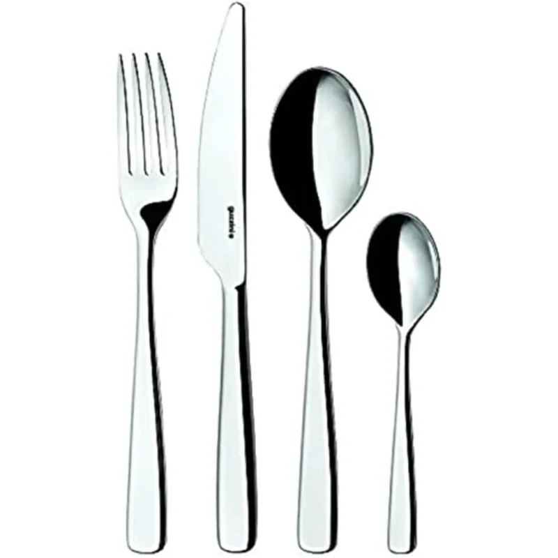 Guzzini - Grace, 24-Piece Cutlery Set - Steel, 40 x 30 x h4,5 cm - 29780063