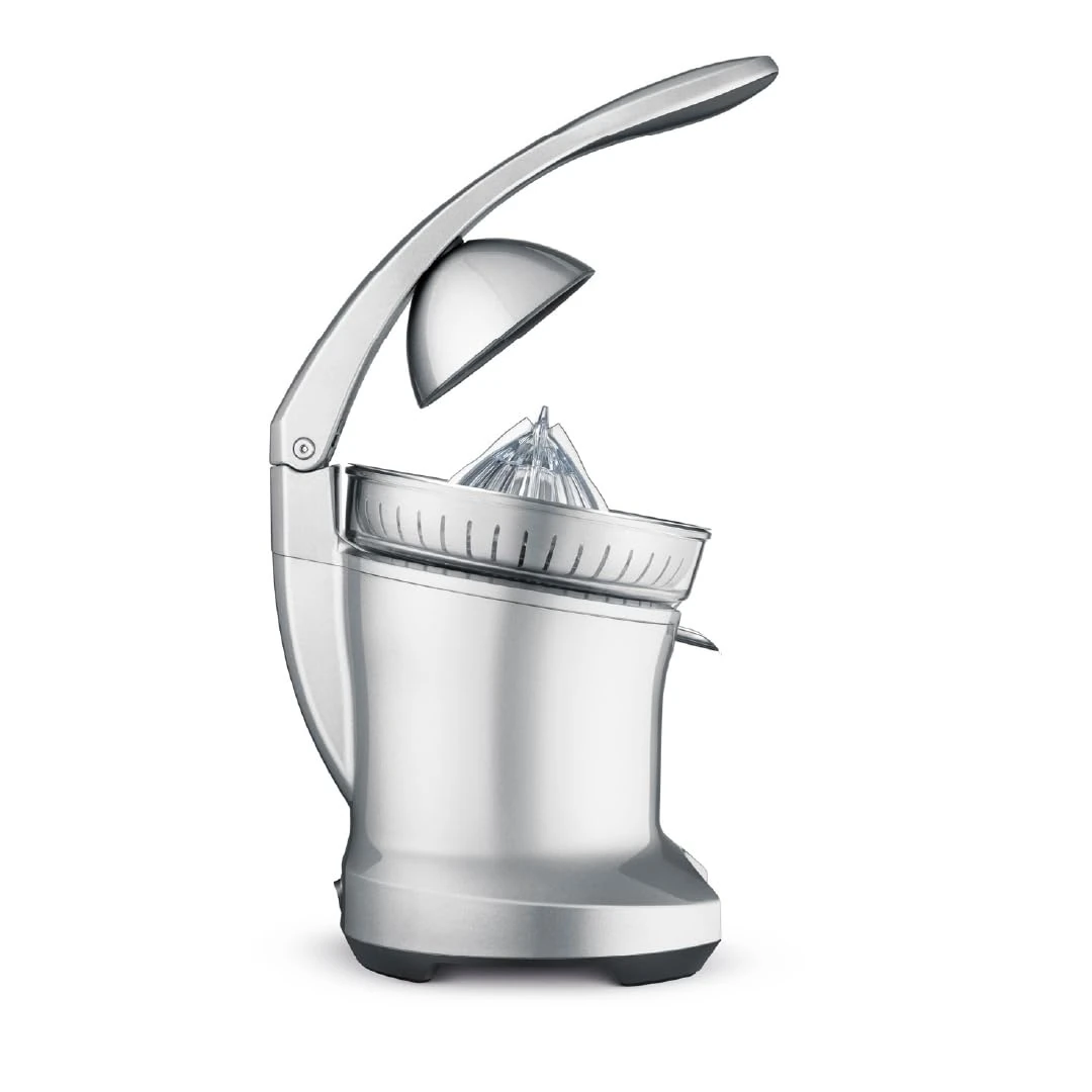 Breville MAIN-62241 BCP600SIL Motorized Citrus Press Juicer, Silver, 18/8 Stainless Steel