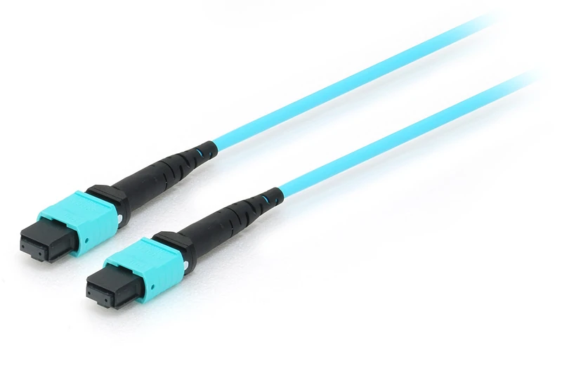 Equip Trunk LWL Patch Cable (MTP->MTP 50/125mμ 15m Multimode OM4 Turquoise Polybeutel)
