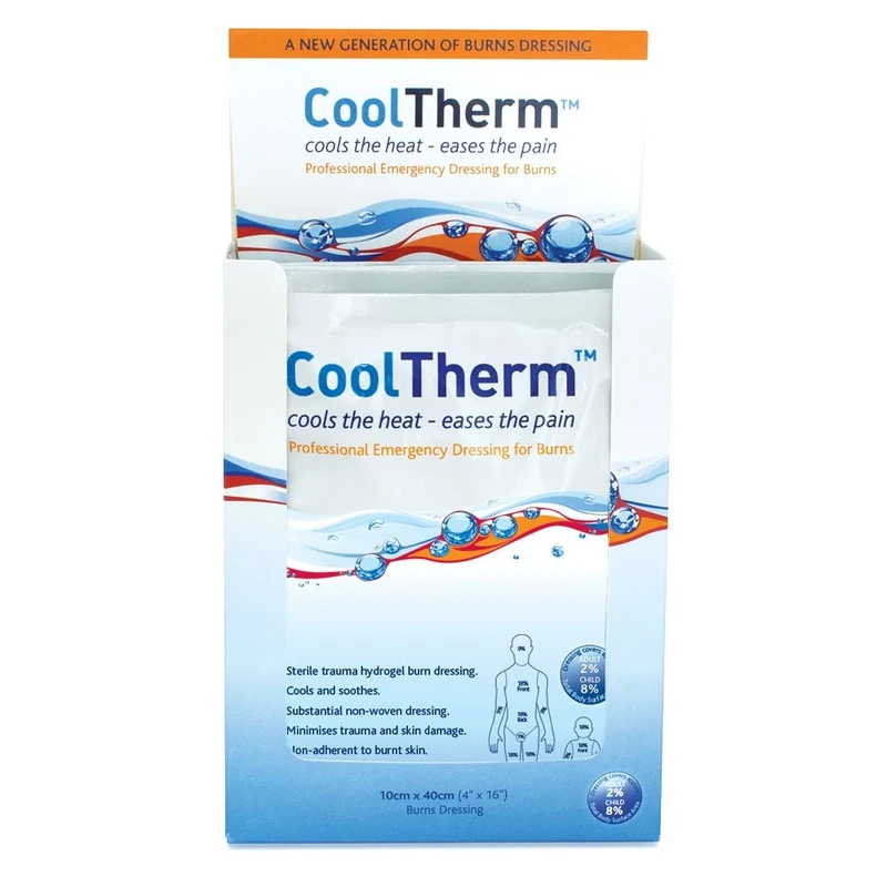 Reliance Medical 40 x 10 cm CoolTherm Burn Dressing - Pack of 7