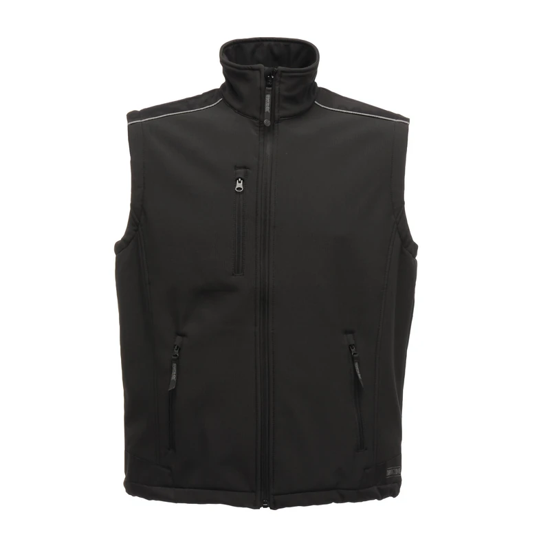 Regatta TRA813 82695 Men's Sandstorm Workwear Soft Shell Body Warmer, 3X-Large, Black
