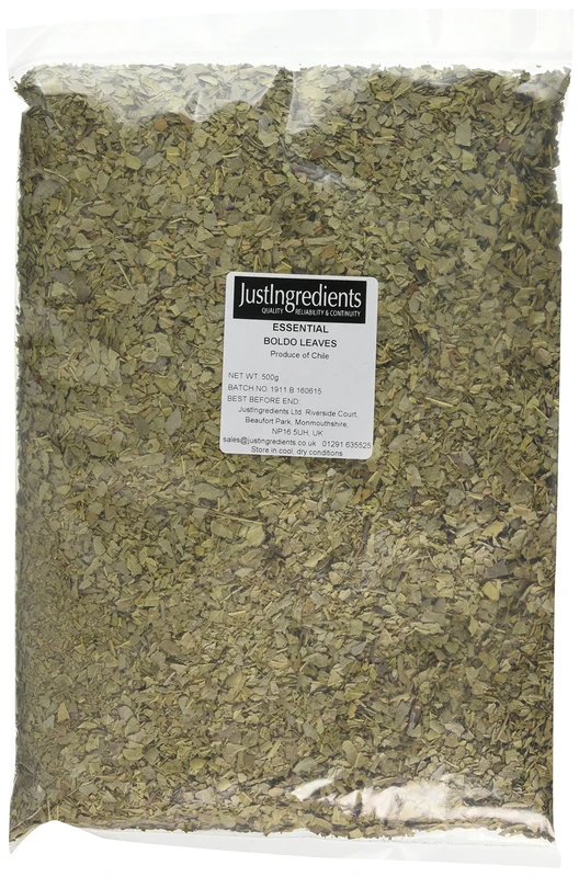 JustIngredients Essentials Boldo Leaves 500 g (Pack of 3)
