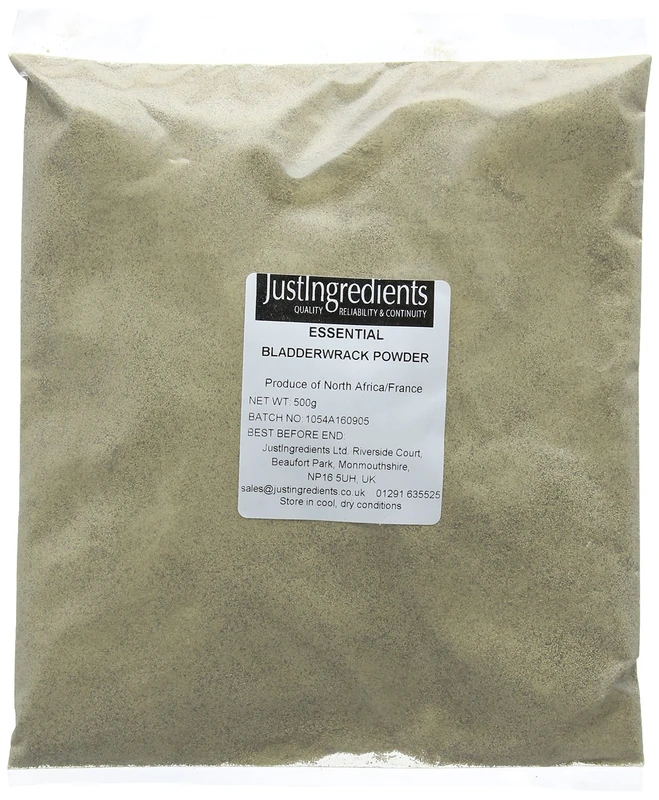 JustIngredients Bladderwrack Powder, 500 g - Pack of 3