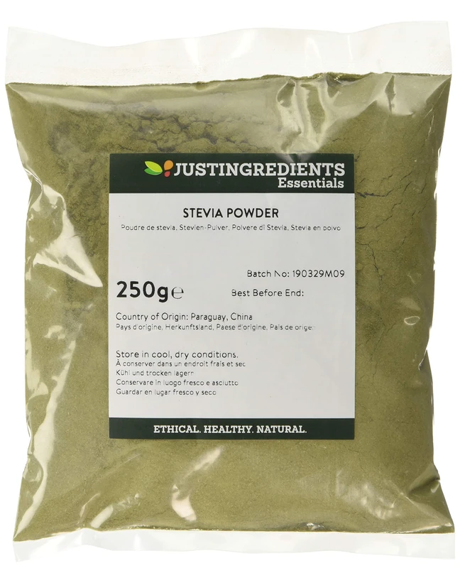 JustIngredients Essentials Stevia Powder 250 g (Pack of 3)