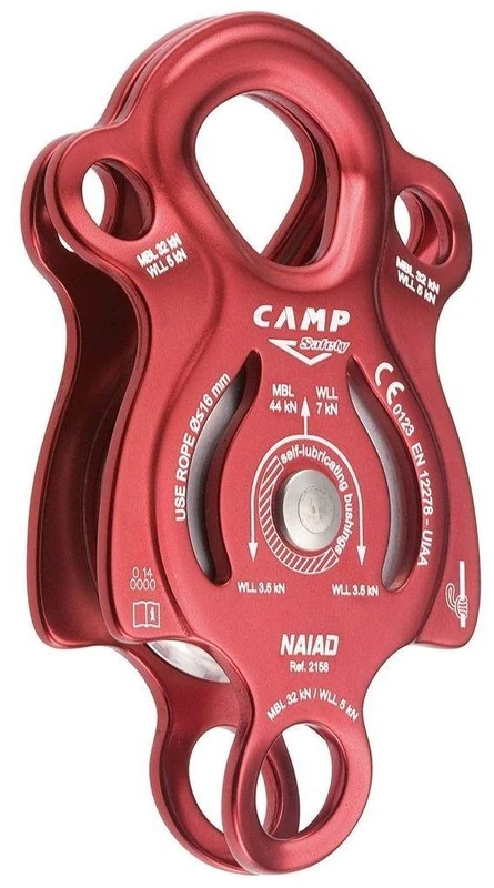 C.A.M.P. Unisex Adult Naiad Pulley, Red, One Size