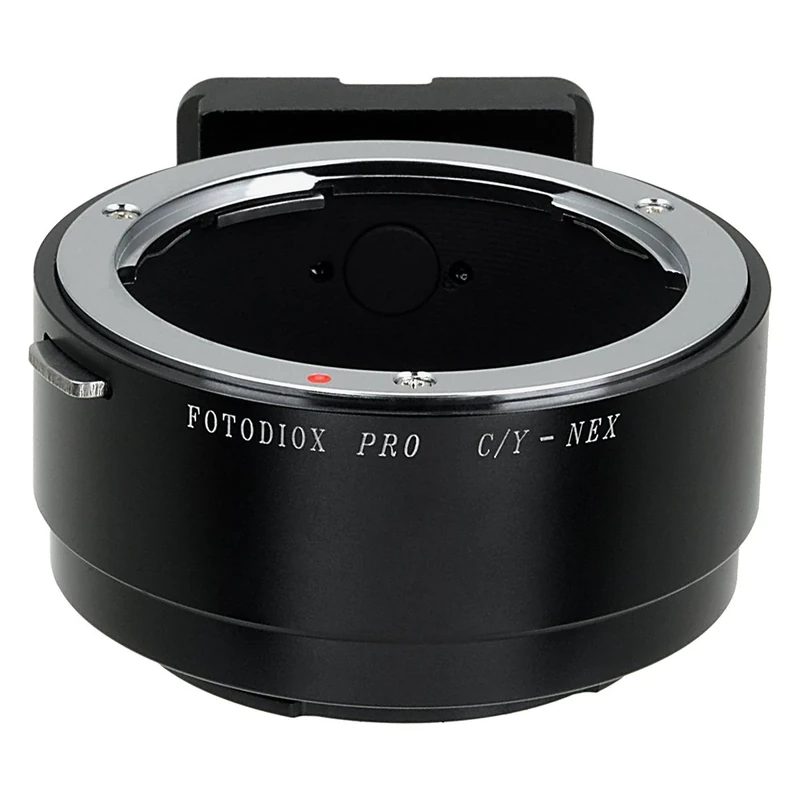 Fotodiox Pro Lens Mount Adapter Compatible with Contax/Yashica (CY) Lenses to Sony E-Mount Cameras