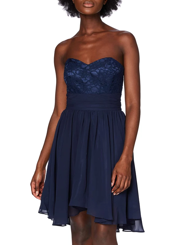 Swing Women's sleveless dress Maria, Blue (ultramarin 320), UK 12