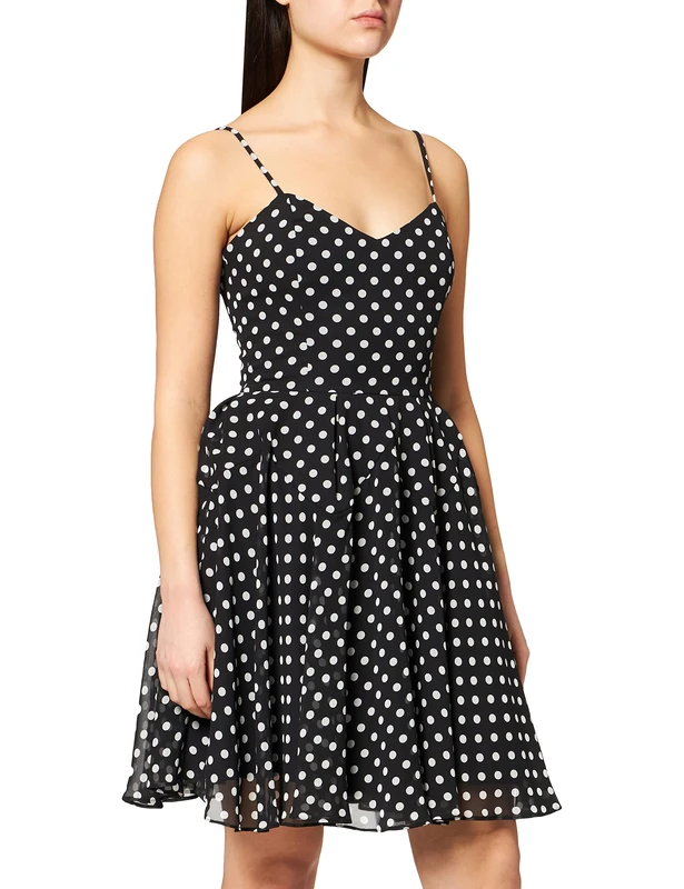 Swing 77757010 Dress, (Black/Cream 1094), 8 (size: 34)