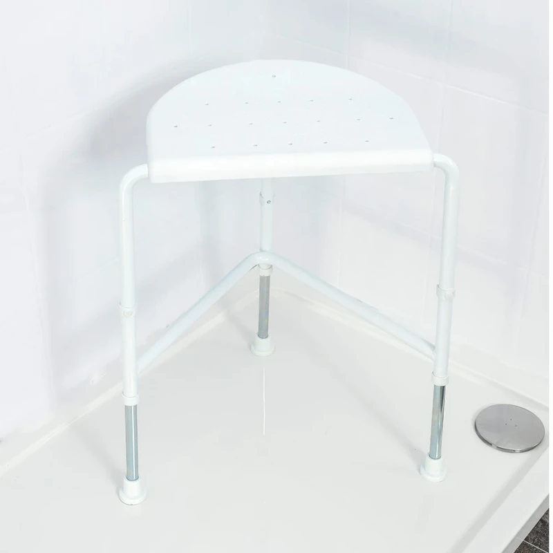 NRS Healthcare 48 cm Nuvo Corner Shower Stool