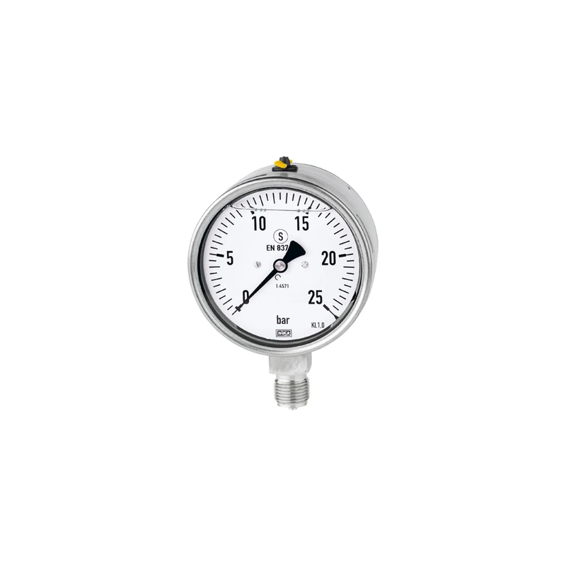 Riegler Stainless Steel Glyz-Manomet 0-40 Bar/g 1/4