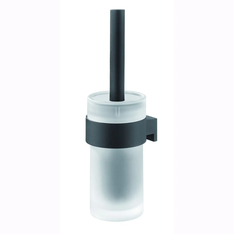 Tiger Bold Toilet Brush And Holder, Black