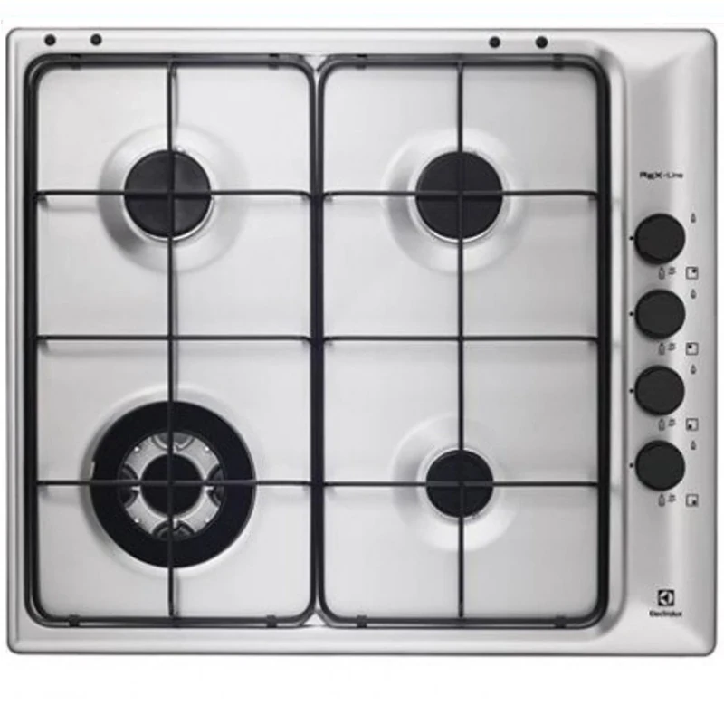 Electrolux Rex rgg6043nox Hob – Hob (Built-in, Gas, Stainless Steel, Stainless Steel, Rotary, Top Right)